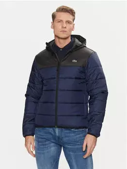 Lacoste Two Tone Puffer Jacket marineblau/schwarz