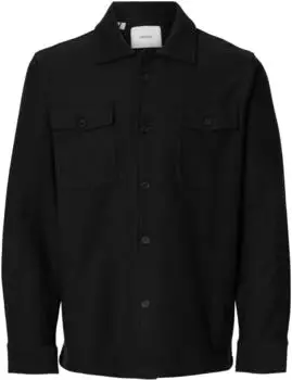 Selected Oliver Regular Fit Hemdjacke (16100141) schwarz
