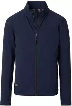 CASAMODA Parka Langarm mit Kapuze Rei&szlig;verschluss blau