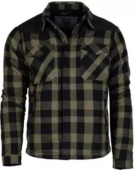 Mil Tec Holzfällerjacke mit Teddyfutter (10370501) schwarz/oliv