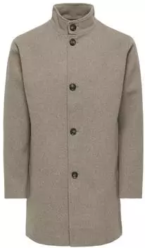 Only & Sons Charles Wool Coat OTW greige