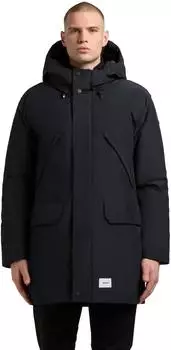 khujo Figaro Winterparka mit gef&uuml;tterter Kapuze blau