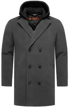Stone Harbour Darioon XX Trenchcoat in Woll-Optik mit herausnehmbarem Inlayer (89550528) anthrazit