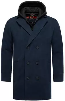Stone Harbour Darioon XX Trenchcoat in Woll-Optik mit herausnehmbarem Inlayer (89550517) navy