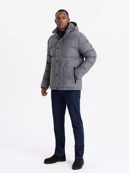 Ombre Monoist Winterjacke grau