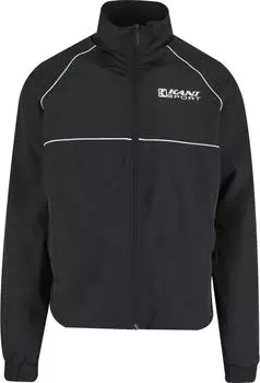 Karl Kani Signature Rubber Patch Teddy Zip Jacke hellblau/schwarz/weiß