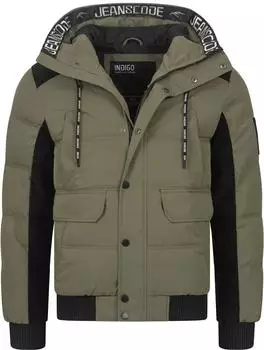Indicode INJakobe Winterjacke mit Kapuze army