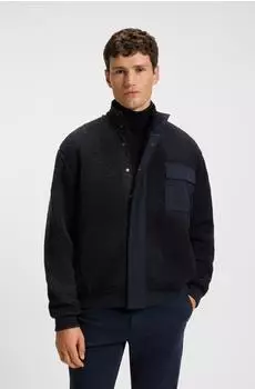 Boss Orange Ze cozysolid Blouson dunkelblau