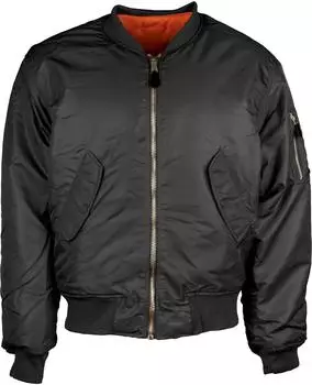 Mil Tec MA1 Basic Pilot Textiljacke schwarz