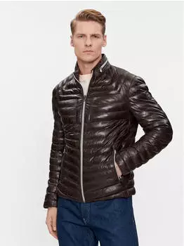 Milestone MS-Malik Lederjacke mit SORONA®AURA Isolierung (991019/60215/29) braun