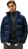 Tommy Hilfiger MW0MW40615, TOMMY HILFIGER Daunensteppjacke blau | XXL Herren