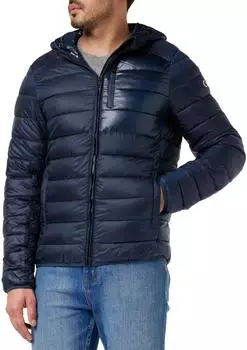 Champion Legacy Outdoor Wattierte Jacke mit Kapuze (219184) blu marino