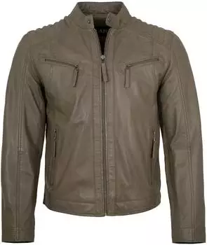 Jilani Everett Collection Lederjacke Lammnappa (Regular Fit) sand