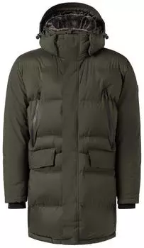 Strellson Ambience Steppmantel mit abnehmbarer Kapuze beige/khaki/grün