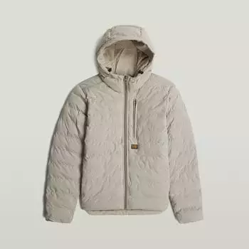G-Star Whistler Steppjacke mit Kapuze hellgrau