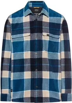 Camel Active Overshirt mit Taschen (409386-7S86) wasserblau/aqua blue