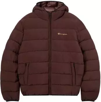 Champion Steppjacke normale Passform dunkelbraun