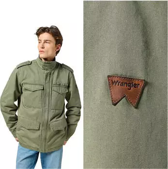Wrangler Field Jacket grün