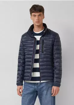 s.Oliver Wärmende Steppjacke mit Stehkragen und Innentasche blau 2173901.5978.