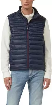 s.Oliver Wärmende Steppweste mit Stehkragen und Kontrast-Details creme 2173902.9001.