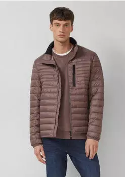 s.Oliver Wärmende Steppjacke mit Stehkragen und Innentasche braun 2173901.8902.