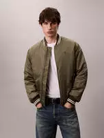 Calvin Klein Collegejacke LS JEANS TIPPED HERO BOMBER Mit Rundhalsausschnitt, regular