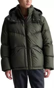 Marc O'Polo Daunenjacke regular mit abnehmbarer Kapuze (5000006392) pineneedle