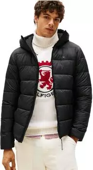 Tommy Hilfiger Water Repellent Thermal Ripstop Padded Jacket (MW0MW41983) black