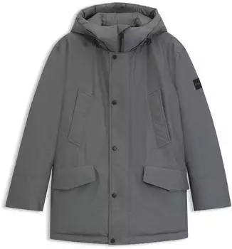 Hugo Boss Wasserabweisende Jacke mit kontrastierendem Einsatz Style Osiass1 50547078 Grau