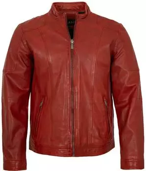 Jilani Danko-3 Collection Lederjacke Lammnappa rot