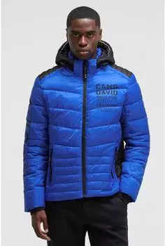 Camp David Jacke mit geradem Schnitt (CPD3371001000005) azur/schwarz