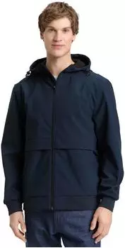 Tom Tailor Denim Regular Fit Funktionsjacke mit Kapuze (1048957) sky captain blue