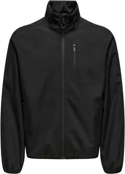Only & Sons Odense Softshell Bomber Jacket OTW OT (75801016) schwarz