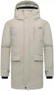 Stone Harbour Emriis XX Wintermantel mit Magnet-Knöpfen silber grey