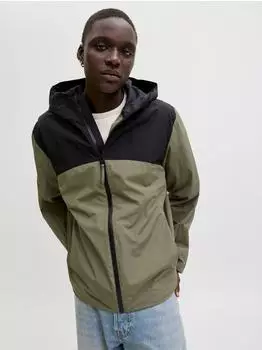 Jack & Jones Soho Teddy Jacke (12278784) oliv/schwarz