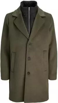 Jack & Jones Harrison Mantel (12286263) oliv/schwarz