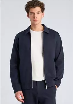 Lindbergh Blouson mit Hemdkragen und Reißverschluss (43539805) navy mix