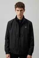 Windbreaker CALVIN KLEIN JEANS "UNFILLED NYLON", Herren, Gr. S, schwarz, Web,
