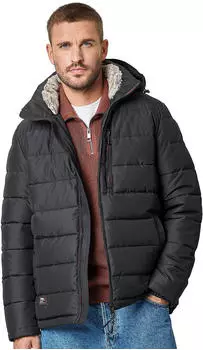 CASAMODA Parka Langarm mit Kapuze Rei&szlig;verschluss (16521847) schwarz
