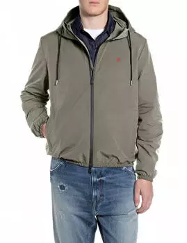 Replay M8338A Kapuzen-Sweatjacke (13744149) light military