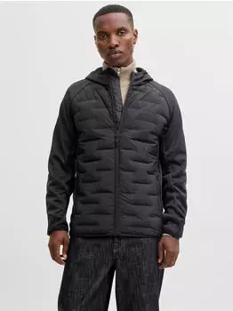 Jack & Jones JJEPERFECT HYBRID JACKET NOOS Steppjacke mit Kapuze (12288894) schwarz