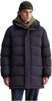 Marc O'Polo DENIM Steppmantel wasserabweisend mit leichter Wattierung (66160459) blau depths