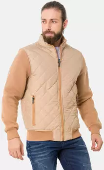 Cipo & Baxx Funktionsjacke im unifarbenen Look (33778849) beige