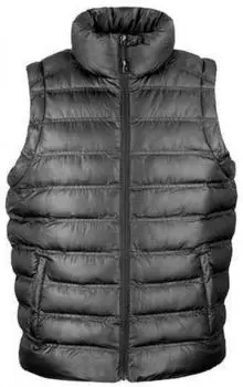Result Ice Bird Padded Gilet Herren Weste (R193M) schwarz