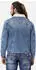 Cipo & Baxx CJ213 Denim Jacke im Biker-Stil mit Leder-Look (60079103) iceblue