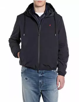 Replay M8338A Kurze Jacke Regular Fit (M8338A84876) dunkelblau