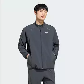 Adidas Tech Trefoil Essentials FZ Hood Originals Jacke (KT2392) night grey