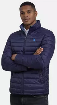 U.S. Polo Assn. Steppjacke mit Stehkragen navy