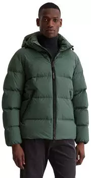 Marc O'Polo Outdoorjacke mit abnehmbarer Kapuze (30043732) dunkelgrün