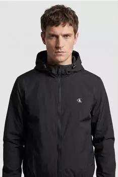 Calvin Klein Hooded Nylon Jacke Regular Fit (LV04RF521G) schwarz